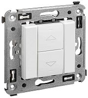 Выключатель жалюзи без фиксации без рамки DKC Avanti 2-кл. белое облако картинка